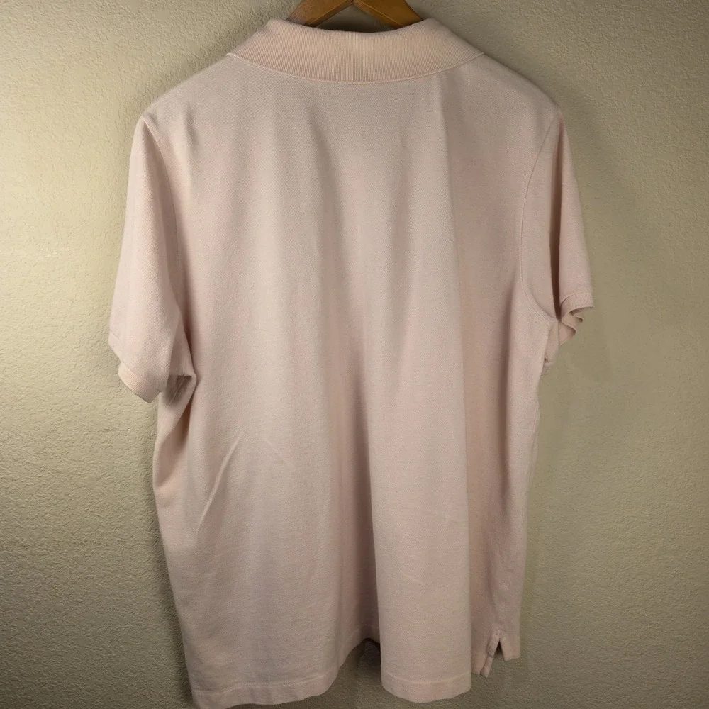 LAUREN RALPH LAUREN Mens Short Sleeve Pink Polo Shirt In Size XXL‎